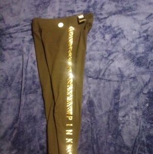 Nwt victorias secret pink large bling legging